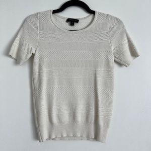 Ann Taylor Fitted Short-Sleeved Sweater